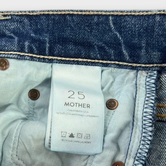 Mother Superior Tomcat Straight Leg Jeans in We All Scream Size 25 - Picture 4 of 8